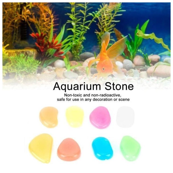 200PCS Pierre lumineuse Exterieur Blanc Artificiels Galets Fluorescent Décoration pour Jardin Chemin Piscine Éclairage Haute