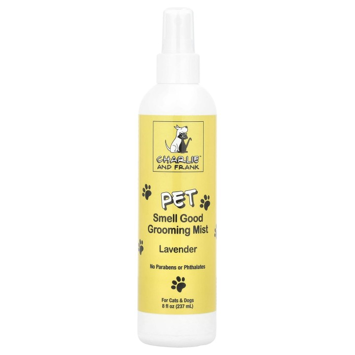 Charlie and Frank, Pet Smell Good Grooming Mist, für Katzen und Hunde, Lavendelduft, 237 ml (237 ml)