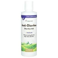 NaturVet, Antidiarrhoikum, Antidiarrhoikum-Ergänzungsmittel + Kaolin, für Hunde und Katzen, 8 fl oz (236 ml)