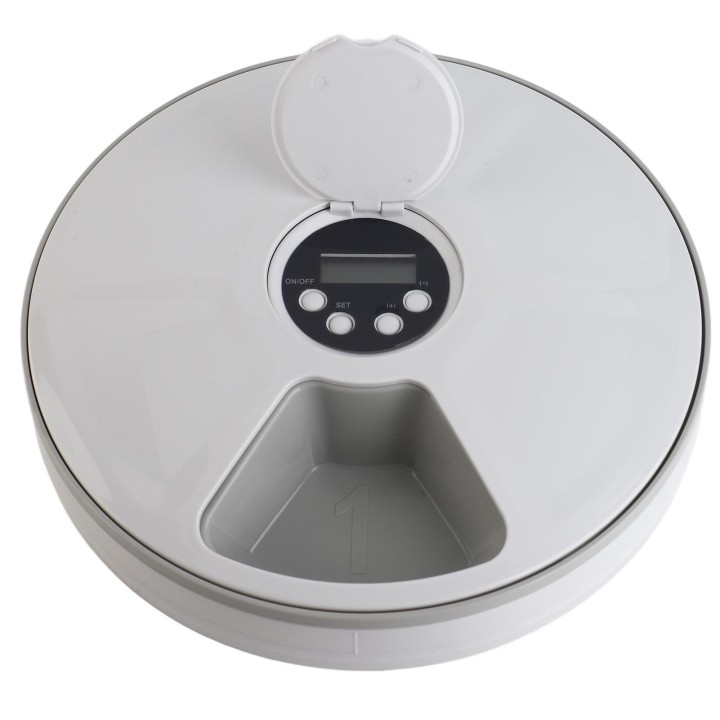 Automatischer Futterspender für Hunde, zeitgesteuert, intelligente Portionskontrolle, Hundespender mit Spracherinnerung für k