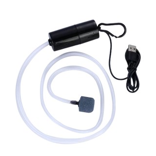 Aquarium Luftpumpe Haushalt Stille Mini USB Sauerstoff Pumpe Outdoor Angeln Aquarium Pumpen Schwarz schwarz