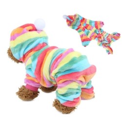 Herbst Winter Haustier Kleidung Overall Warme Pyjamas Kleidung für Hunde Katzen Kleine Tiere S