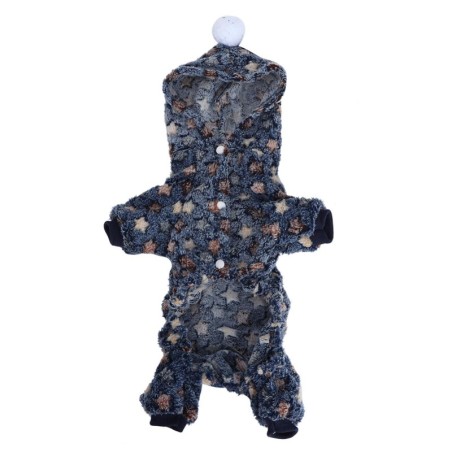 Herbst Winter Haustier Kleidung Overall Warme Pyjamas Kleidung für Hunde Katzen Kleine Tiere L