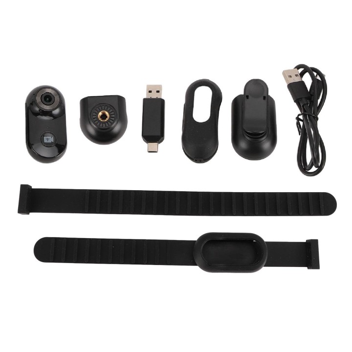 Haustierhalsbandkamera 2,4 GHz WiFi 1080P 8MP 30FPS 170-Grad-Ansicht Smart Screen-Kalibrierung Klein