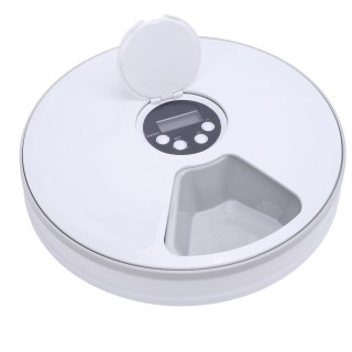 Automatischer Futterspender für Haustiere, zeitgesteuerte Fütterung, Portionskontrolle, leichter Futter- und Wasserspender au