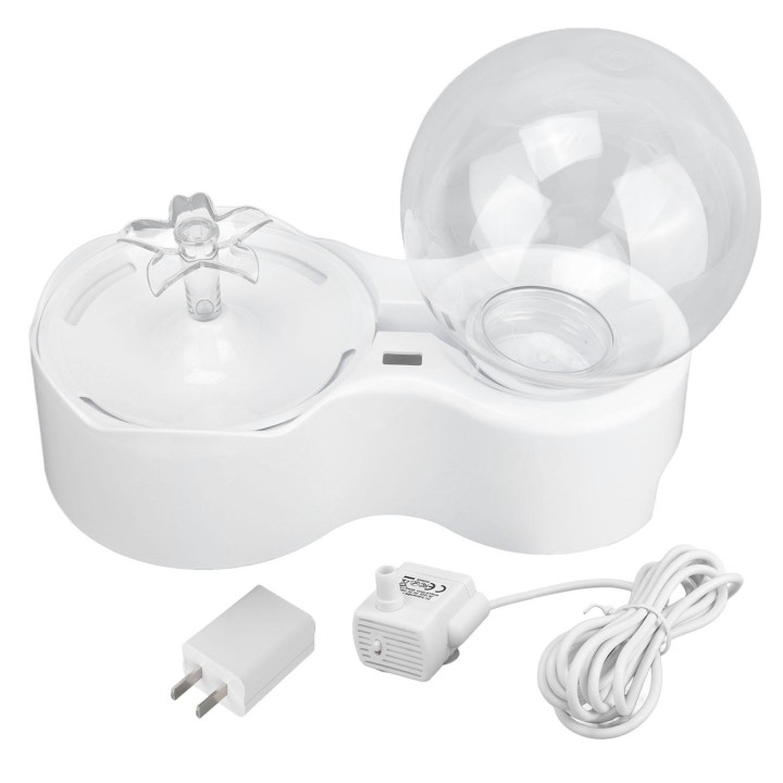 Haustier-Wasserbrunnen Smart Induction Automatische Zirkulation Stille Transparente Katze Wasserbrunnen