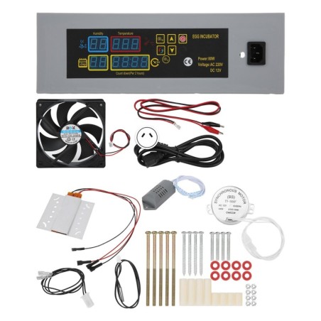 HTMC?7 DIY Mini Inkubator Temperaturregelung und automatischer Eierwender Digitales Geflügel