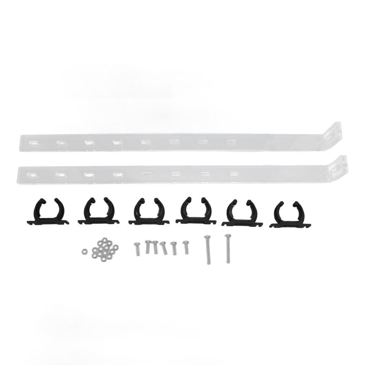 2Pcs Aquarium Licht Halter Einstellbare Acryl Transparent Einfache Installation Fisch Tank Licht Riser