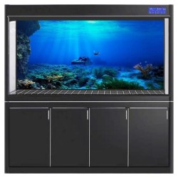 Aquarium-Hintergrund, dekorative Malerei, Pflanzen, HD-Aquarium-Landschaftsaufkleber 1