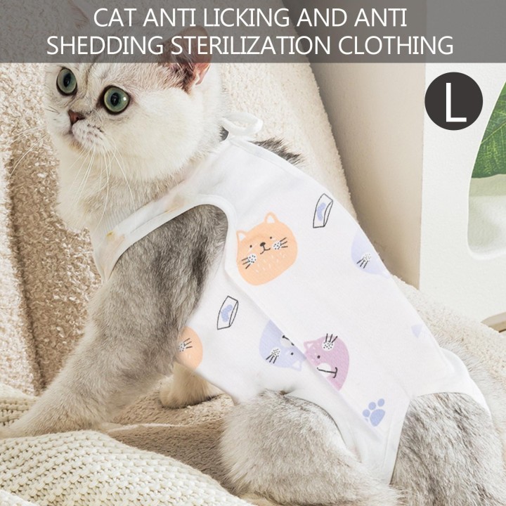 Erholungsanzug für Katzen, chirurgisch, für Bauchwunden bei weiblichen und männlichen Katzen, nach der Kastration oder bei Ha