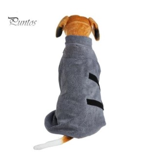 Hundebademantel, super saugfähig, schnell trocknend, Hundebadetuch, verstellbar, Mikrofaser, Trockenmantel für Hunde, Morgenm