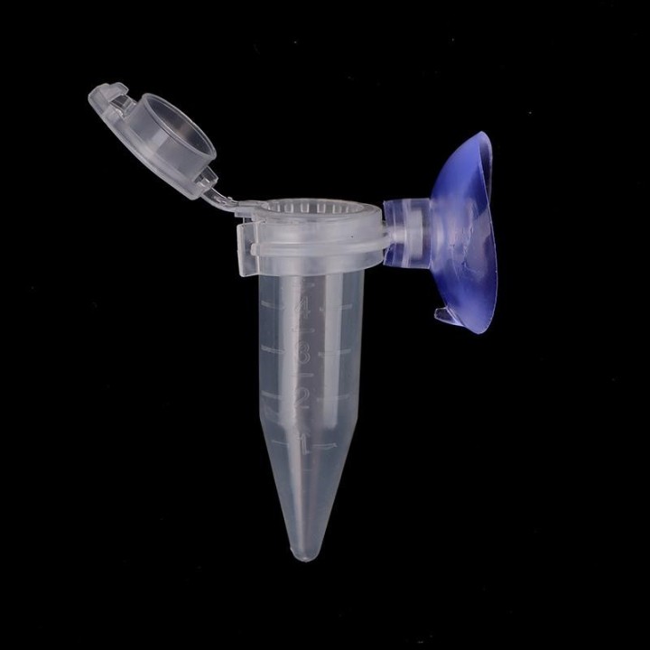 Automatischer Fischfutterkegel Artemia Eierwurm Trichter Fütterungsbecher mit Saugnapf Werkzeug Ziertank Aquarium Zubehör 4*1