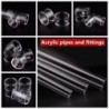 Transparente Plexiglas-Acryl-Rohrverbindungen Fisch-Aquarium-Wassertank-Zubehör 16mm 90° Elbow
