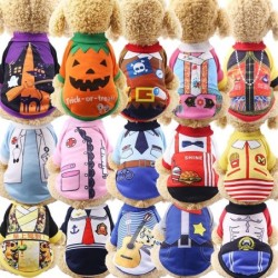 Chinesisches Neujahr Herbst und Winter Pullover Katzenkleidung Uniform Halloween Lustige Haustierkleidung Hundekleidung Zubeh