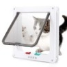 Katzenklappe, ABS-Kunststoff, kleines Haustier-Tor, Sicherheitsschloss, Hunde- und Katzenklappe, für Hunde, Katzen, Kätzchen
