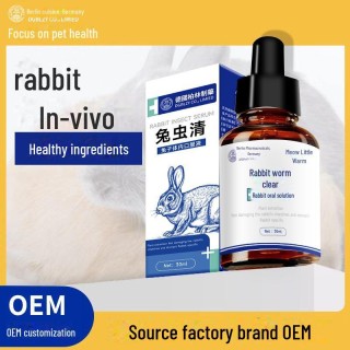 Flüssiges Entwurmungs- und Antikokzidien-Nahrungsergänzungsmittel für Kaninchen 30ml