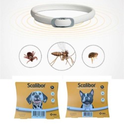 12 Monate, Weiß, Antiparasitenhalsband, Anti-Floh, Anti-Zecken, Leishmaniose, Für kleine und mittelgroße Hunde One Size