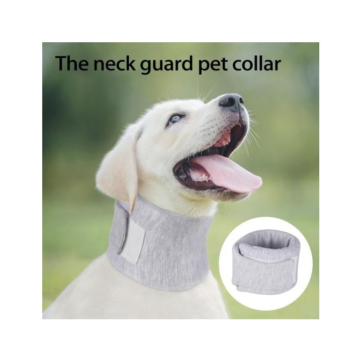 Verstellbares Befestigungsband, atmungsaktiv, bequem, zum Tragen am Hals, Anti-Lecken-EVA, Wundschutz für Hunde nach Operatio