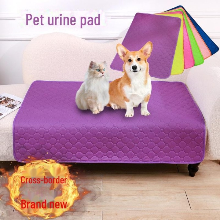 Waschbare, rutschfeste, saugfähige Hundewindeln – wiederverwendbare, leicht zu trocknende Urinpads für Haustiere XXS: 30x30cm