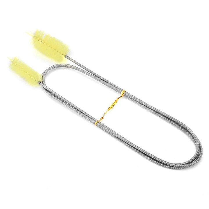 Flexibler Schlauch für Aquariumfilter, Pumpenschlauch, Doppelkopfbürste