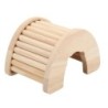 Bogenbrücke aus Holz für Hamster, multifunktionales Holzbrückenspielzeug für Ratten, Meerschweinchen, Chinchillas, Frettchen