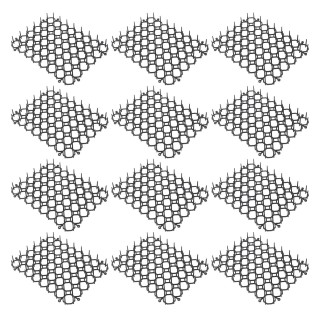 12Pcs Katze Scat Matte Haustier Freundliche Schutz Graben Stopper Spike Abweisend Abschreckung Matte für Indoor