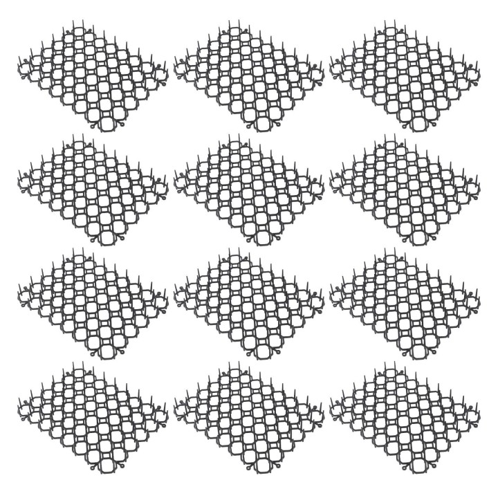 12Pcs Katze Scat Matte Haustier Freundliche Schutz Graben Stopper Spike Abweisend Abschreckung Matte für Indoor