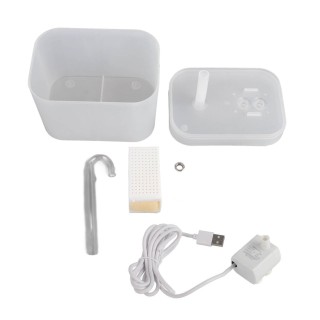 1,5 L Katze Wasser Brunnen Ruhig Automatische Zirkulation Flow Wasserdicht Pet Trinkbrunnen mit transparente weiße