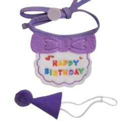 Lätzchen und Mützen für Katzen und Hunde, süße Anziehmützen, Lätzchen, lustige Fotografie-Requisiten, Geschenk für Geburtstag