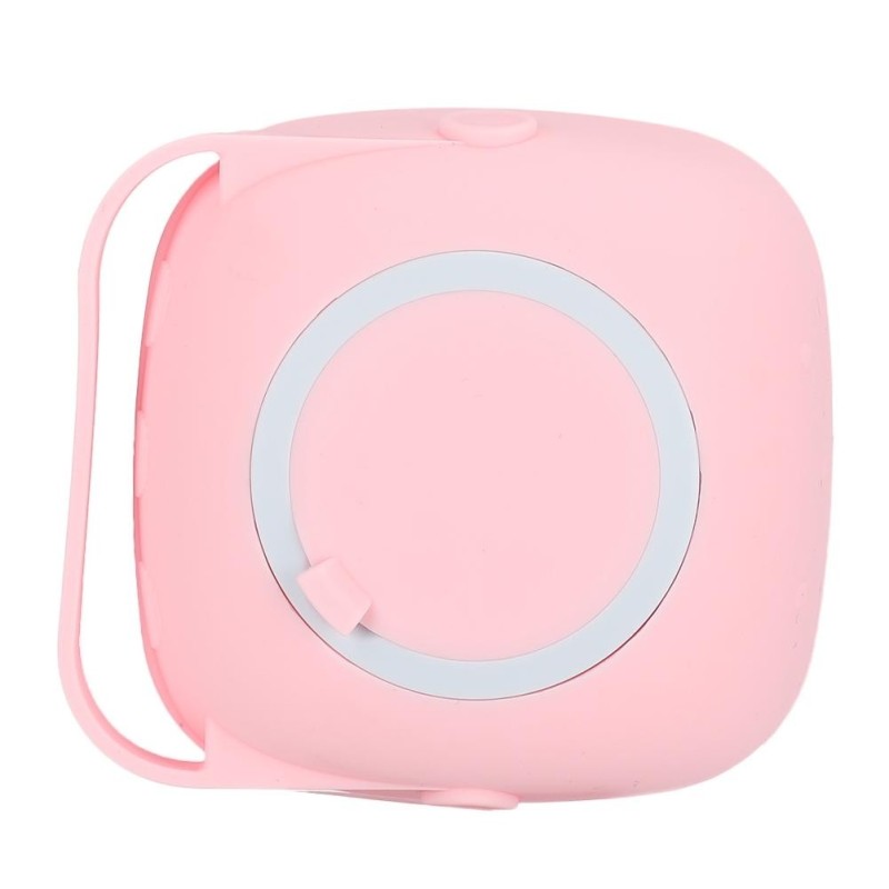 1Pc Pet Multifunktionale Weiche Massage Badebürste mit Shampoo Container Hund Katzen Dusche Pflege rosa