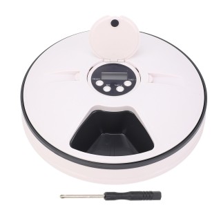 Automatischer Futterspender für Katzen, Nass- und Trockenfutter, Portionskontrolle für mehrere Mahlzeiten, zeitgesteuerter Ti