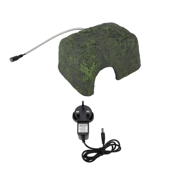 Beheizte Reptilienhöhle, Reptilienfelsen, Versteckhöhle, Versteck für Schlangen, Eidechsen, Erhöhung der Reptilienpopulation