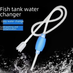Manuelle Aquarium-Wasserpumpe und Siphonreiniger