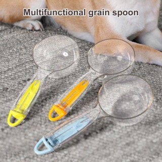 Futterschaufel für Haustiere, Fassungsvermögen 200 ml, multifunktionaler Getreidelöffel für Hunde-, Katzen- und Vogelfutter,