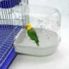 Käfig Käfig Zubehör Vogel Liefert Kunststoff Box Für Haustier Dusche Vogel Badewanne Vogelbad Papagei Baden gelb