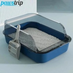 Katzentoilette, halbgeschlossen, Sandkasten für Katzen, Kaninchen, Kleintiere, Katzentoilette, Kätzchen, Streu, Bettpfannen,