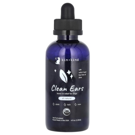 Kin+Kind, Clean Ears, Leave-In-Linderung für Hunde, 118 ml (118 ml)