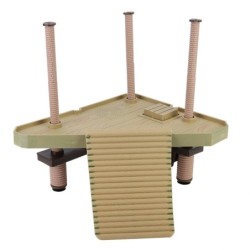 Reptile Turtle Pier Sonnenbaden Schwimmende Plattform Amphibien Freizeit Tisch Flach für Aquarium Tank