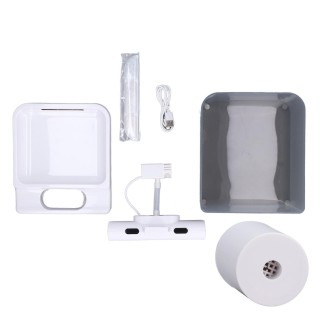 Katzentrinkbrunnen, multifunktional, leise, Infrarot, fließendes Wasser, automatisches Haustierwasser L