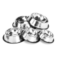 Edelstahl-Hundenapf, Tierfutter, Wasser, Getränke, Futternapf für Katzen, Welpen, Hunde, Futternapf für kleine und große Hund