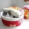 Katzen-Winterzelt, lustige Nudeln, kleines Hundebett, Haus, Schlafsack, Kissen für Katzen, Plüschbett, Möbelzubehör für Haust