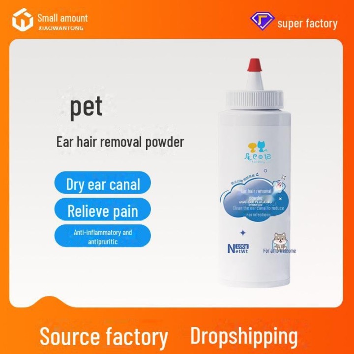 Universelles Ohrenreinigungspulver für Katzen und Hunde: Fördert die Ohrengesundheit und reduziert Juckreiz