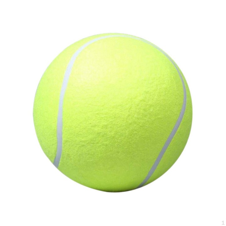 Großer Tennisball für Hunde, Haustierspielzeug aus Gummi, interaktives Hundetraining L