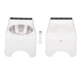 Automatischer Futterspender für Katzen mit Sensor, transparenter Deckel, erhöhtes Design, hygienisch, automatisch, intelligen