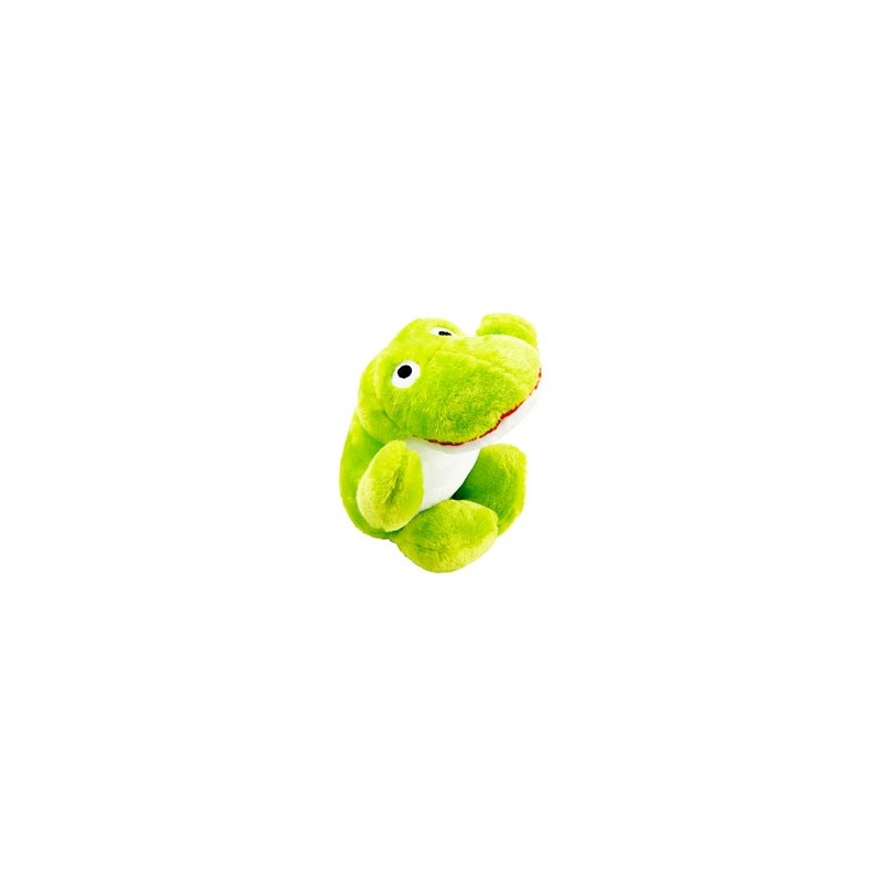 Hunde-Plüschspielzeug XXL Big Buddie Fritz the Frog grün, Maße: ca. 30 x 26 cm