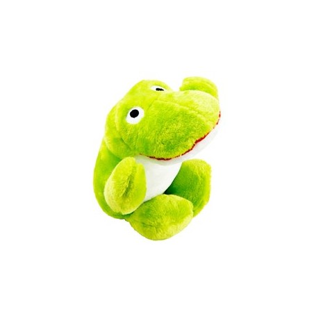 Hunde-Plüschspielzeug XXL Big Buddie Fritz the Frog grün, Maße: ca. 30 x 26 cm