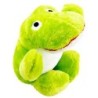 Hunde-Plüschspielzeug XXL Big Buddie Fritz the Frog grün, Maße: ca. 30 x 26 cm