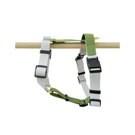 Hey Lana Führgeschirr – Outdoor FLEX – 5-fach verstellbar grau/ grün S