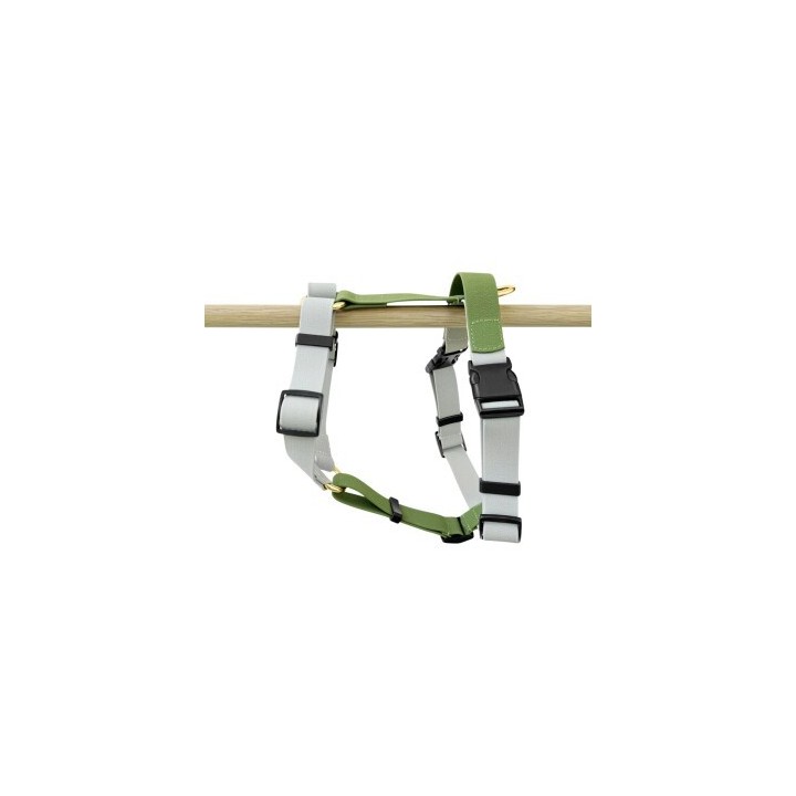 Hey Lana Führgeschirr – Outdoor FLEX – 5-fach verstellbar grau/ grün S