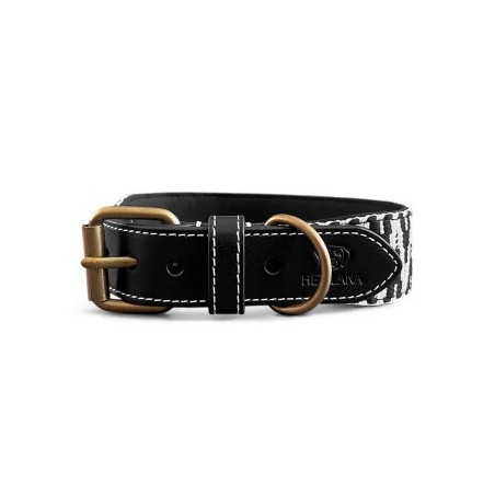 Hey Lana Premium Halsband Gepolstert schwarz/ weiß S